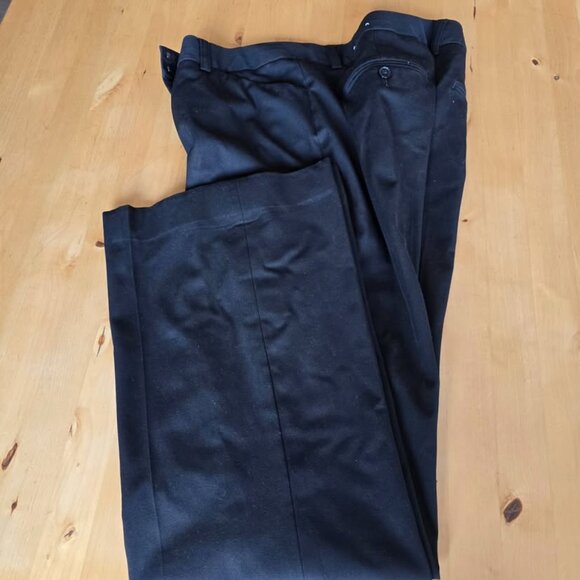 Express Design Studio Editor Dress Pants Black Size 10R Flare - Picture 1 of 5